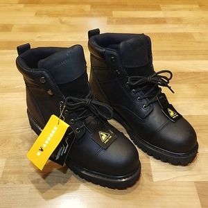 Steel toe work boot